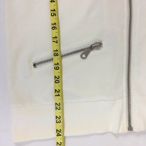 Forever Twenty One High Neck Hoodie Full Zip 3/4 Sleeves - Picture 10 of 12